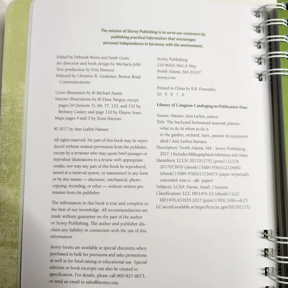 planner backyard homestead